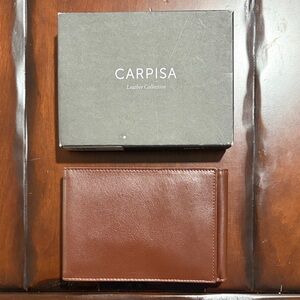 CARPISA Leather Collection Brown Leather Wallet
